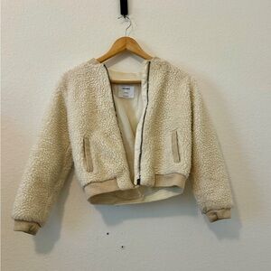 Old Navy Cream Teddy Jacket